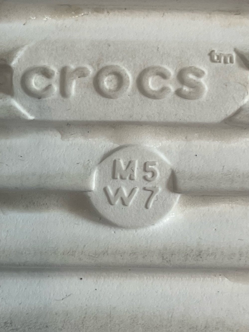 CROCS White Terrain Platform Clogs - Picture 6 of 6